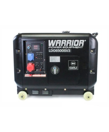 Warrior Dieselelverk 6.25 kVa, 3-fas, ATS