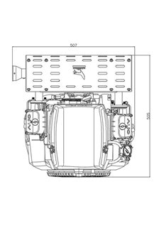 Loncin Bensinmotor 27 hk. Euro5 motor.