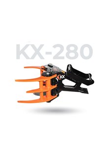 KX280 Trädklipp, Skördar aggregat till Grävmaskin 5-15 ton