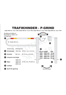 Trafikhinder "P-grind"