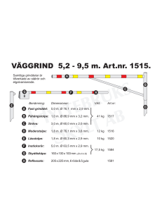 Väggrind / Svänggrind