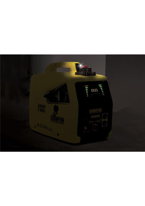 Champion Elverk, 2200W, Dual Fuel Gasol Inverter Elverk, The Mighty Atom.