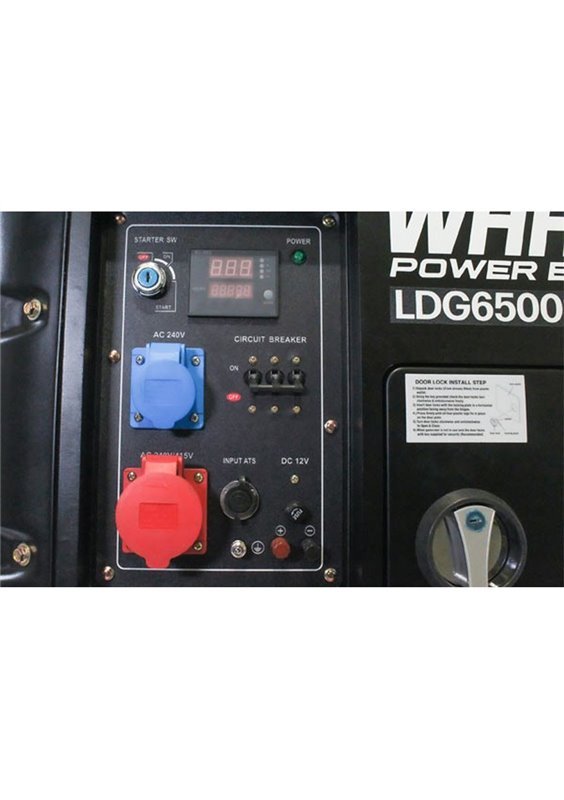 Champion, Warrior Dieselelverk 6.25 kVa, 3-fas, ATS