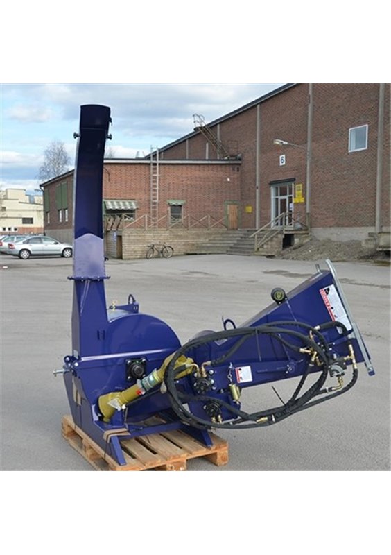 flishugg stor till traktor med hydraulisk inmatning 50 90 hk