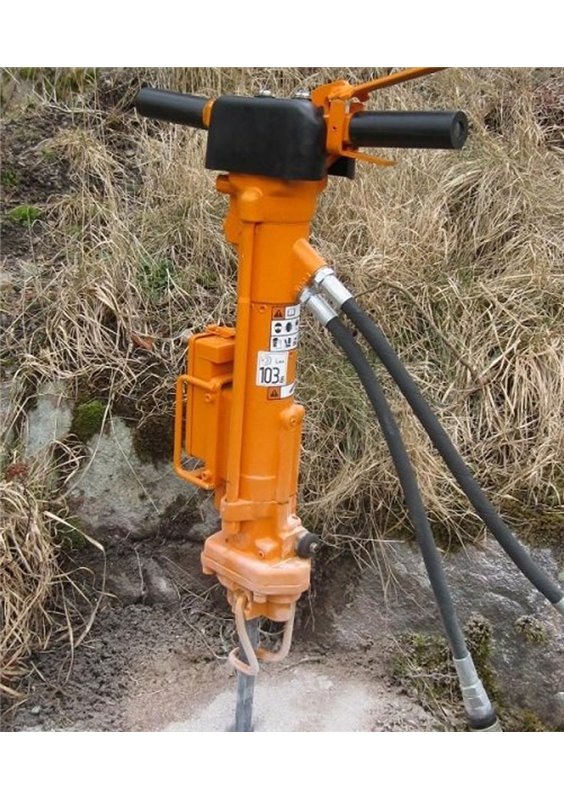 Bergborrmaskin, Hydraulisk