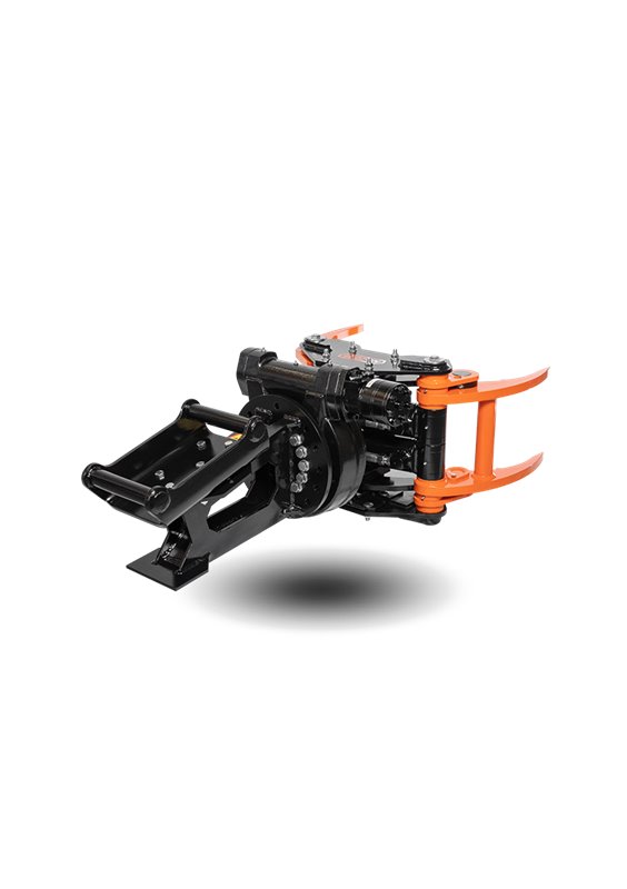 KXZ210 + E210 Trädklipp med rotator, till grävmaskin 2,5-6t