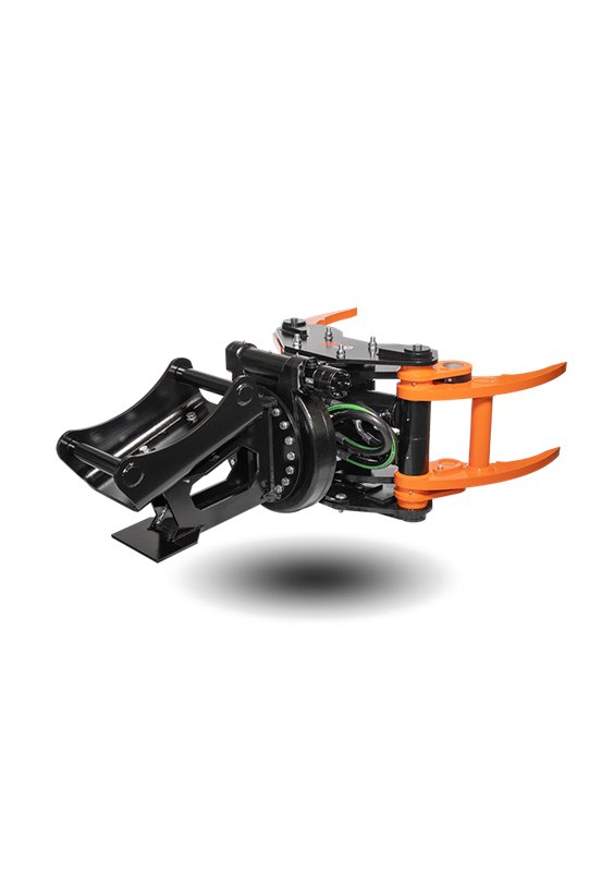 KXZ350 + E350 Trädklipp med rotator. grävmaskin 15 – 25 ton