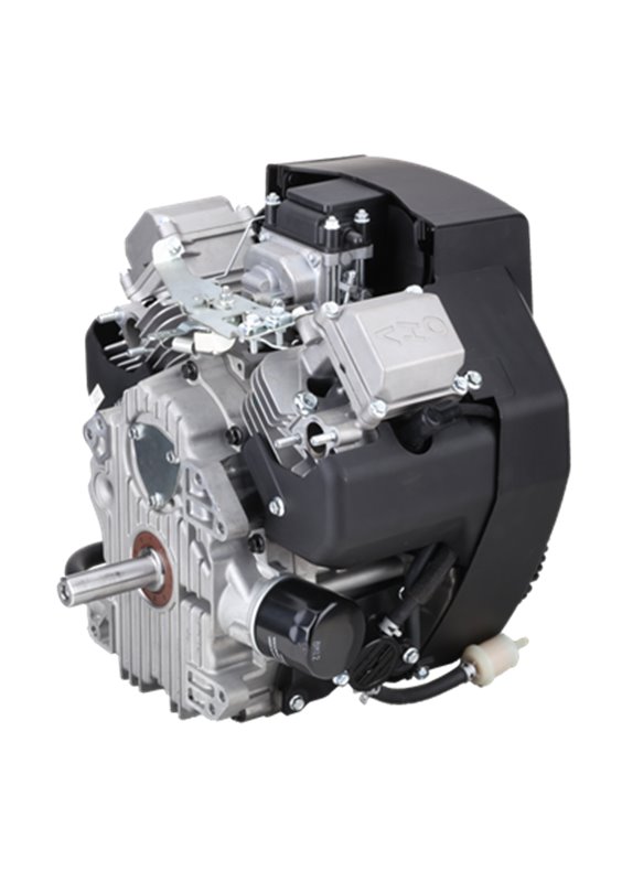 Loncin bensinmotor 20,0 hk V-Twin 25,4 mm x 78,5 mm vertikal axel. Elstart.  Euro 5 motor.