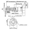 Loncin dieselmotor 10,0 hk 25,4 mm horisontal axel. Elstart.