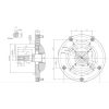 Loncin dieselmotor 2-cylindrig 23,0 hk Luftkyld. 25,4 mm horisontal axel. Elstart.