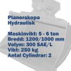 Planerskopa – Hydraulisk