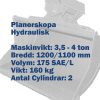 Planerskopa – Hydraulisk