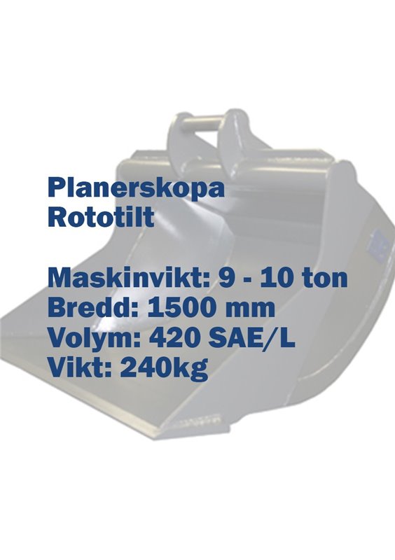 planerskopa – rototilt