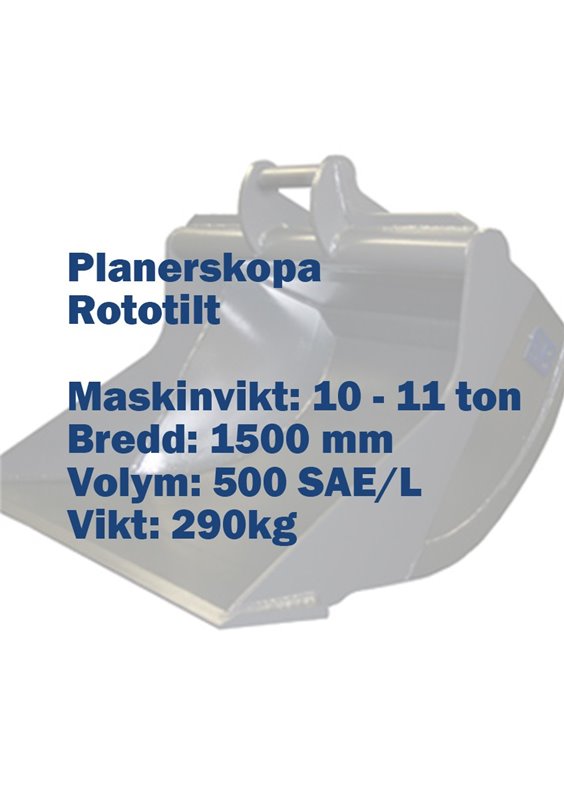 planerskopa – rototilt