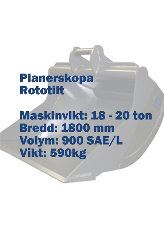 planerskopa – rototilt