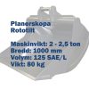 planerskopa – rototilt