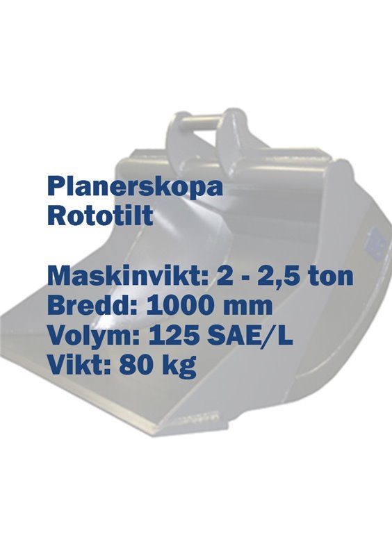 planerskopa – rototilt