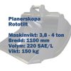 planerskopa – rototilt
