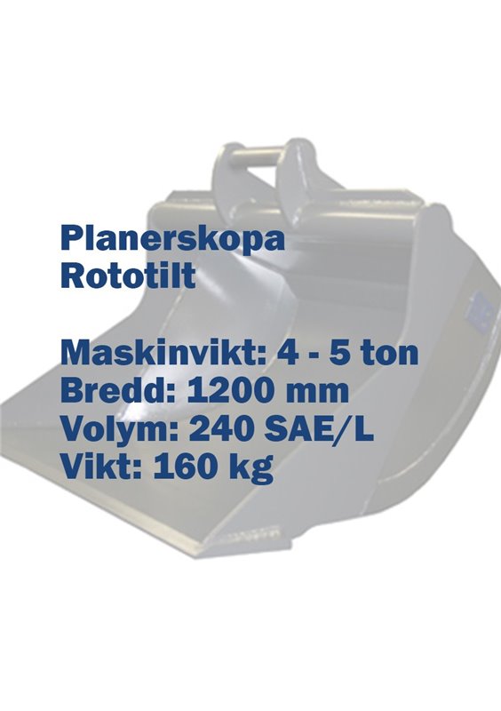 planerskopa – rototilt