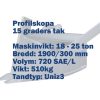Profilskopa 15 graders tak