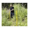 Rågångsstolpe keba. Plastöverdraget galvat stål