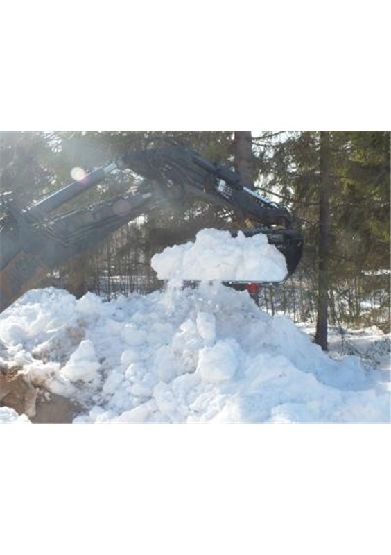 Schakt- / Snöblad för grävarm