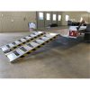 skogsvagn med hydraulisk kran 6 spaks till atv, logtrailer 450