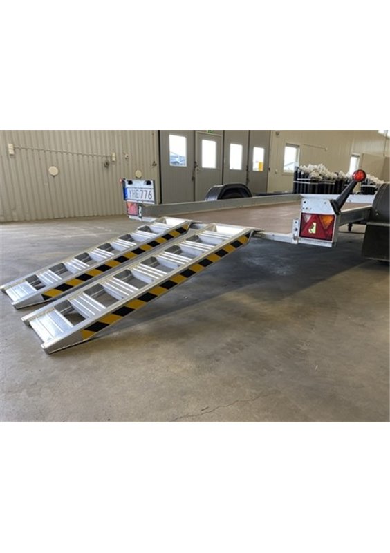 skogsvagn med hydraulisk kran 6 spaks till atv, logtrailer 450