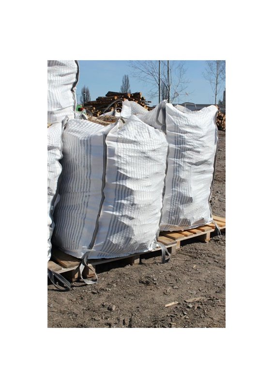 Vedsäck Big Bag, 1000L. Fast botten