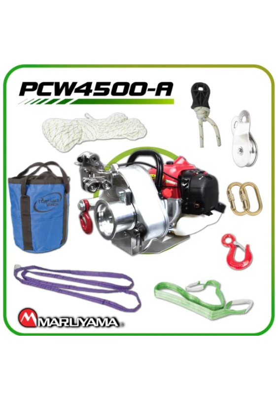 Vinsch, PCW 4500, Maruyamamotor, bensindriven.